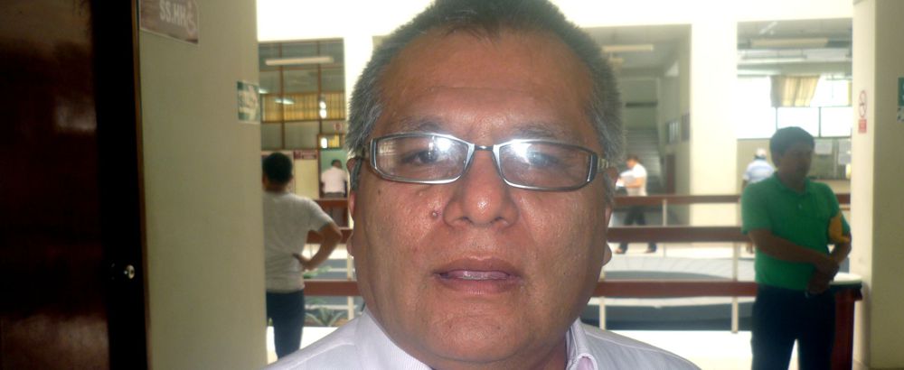 Fiscal Superior Dr. Marco Antonio Valdez Hirene, coordinador general del módulo del Nuevo Código Procesal Penal.
