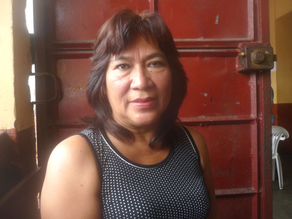 Trabajadora administrativa Juana Ríos, responsable de la secretaría de cesantes y jubilados de Fentase.