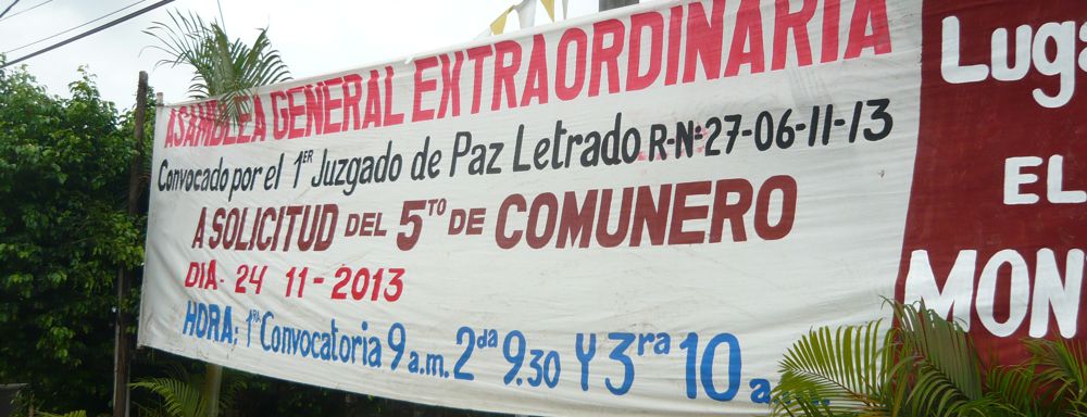 Banderola de convocatoria de eleciones