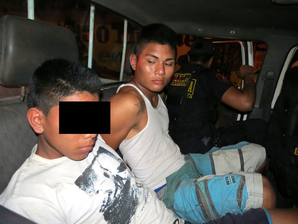 Ladrones son capturados