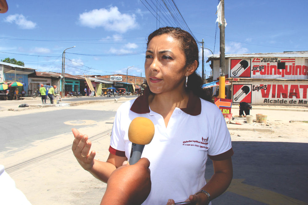 Alcalde de Maynas. Adela Jimenez Mera