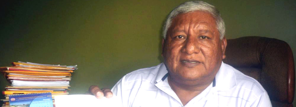 Secretario de la CGTP - Loreto, Manuel Coronado.