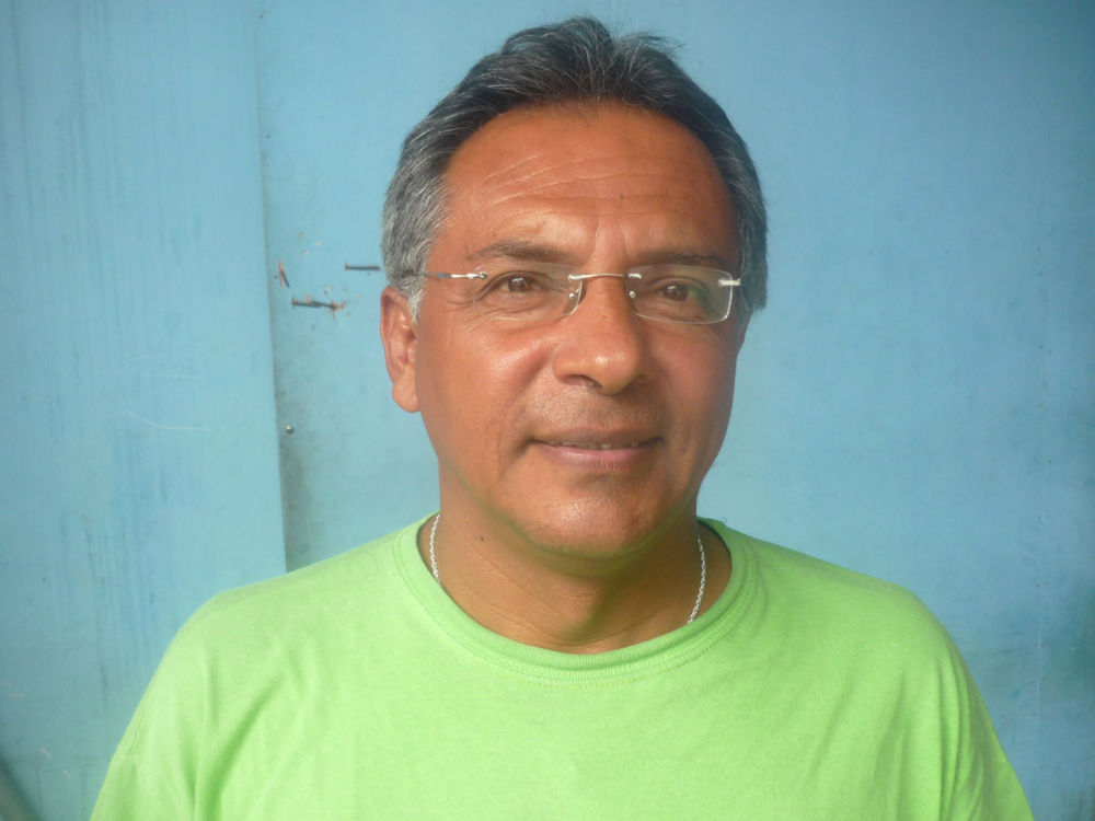 Jhony Pérez, secretario del sindicato de trabajadores de la Municipalidad de Maynas.