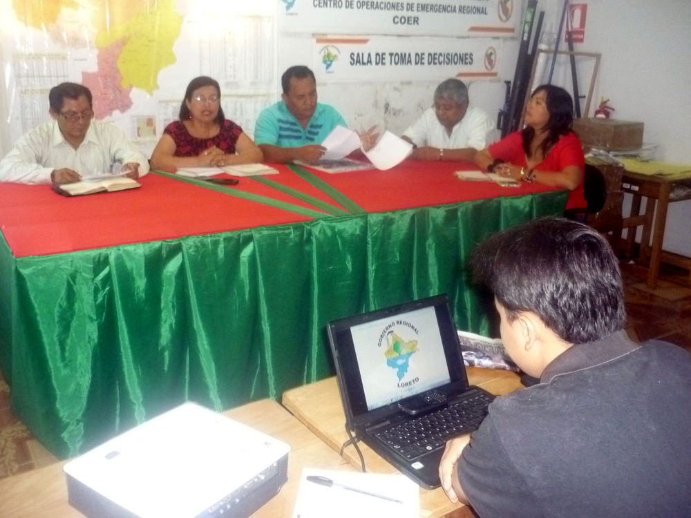 Mesa de diálogo del gobierno regional con federaciones indígenas estuvo presidida por regidora de Maynas Efrocina Gonzales.