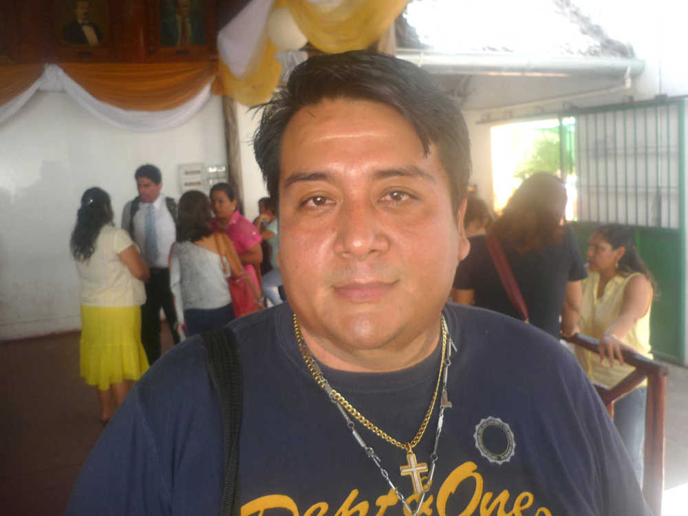 Javier Oliveira, secretario de disciplina del Frente Patriótico de Loreto.