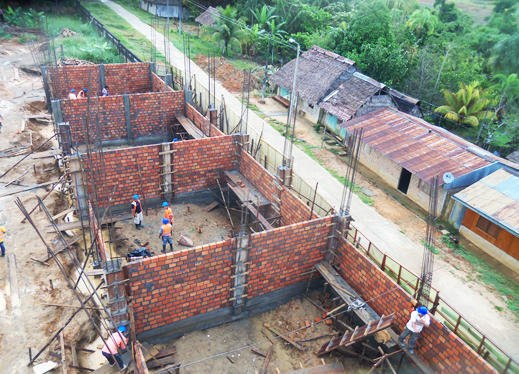 Obras en el distrito del Putumayo