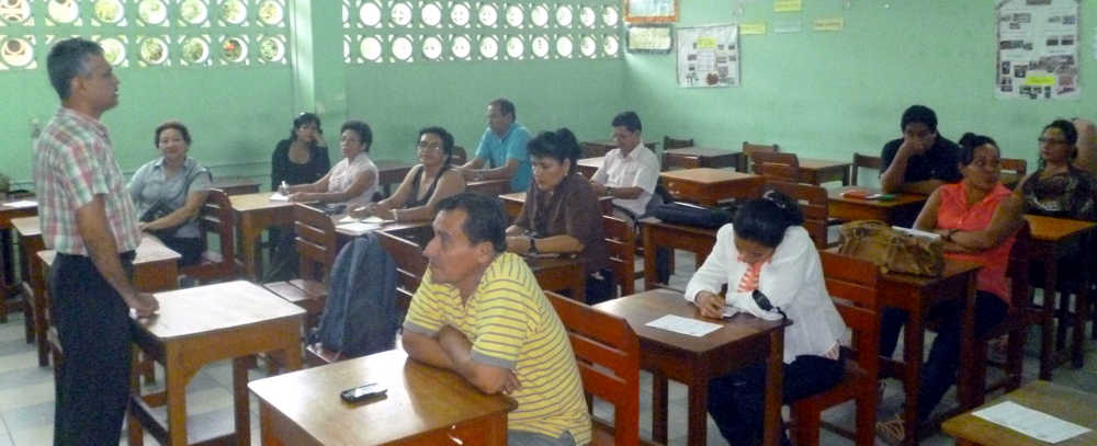 Aplicadores de la prueba
