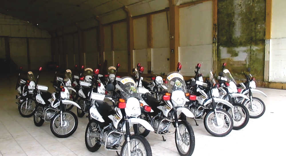 Llegó una dotación de 14 motocicletas que formarán esta nueva unidad