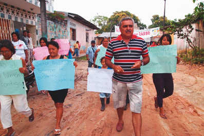 Juanito Cardama visita obras