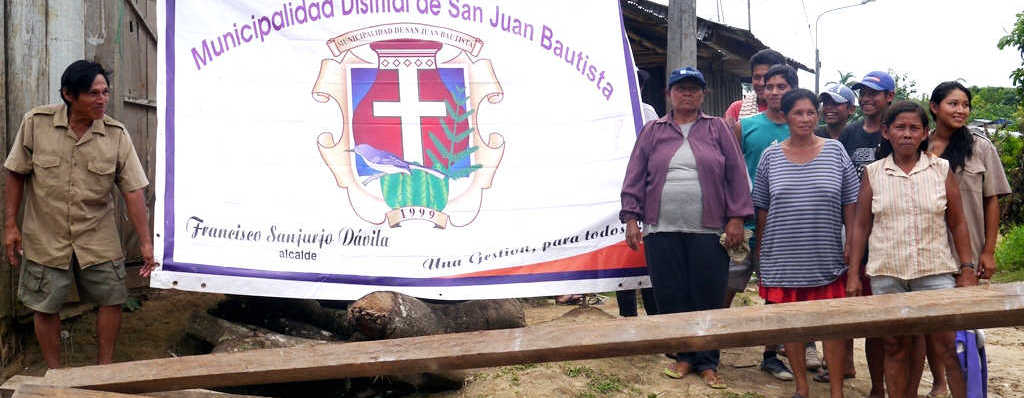 En San Juan se entregó materiales para construcción de puentes