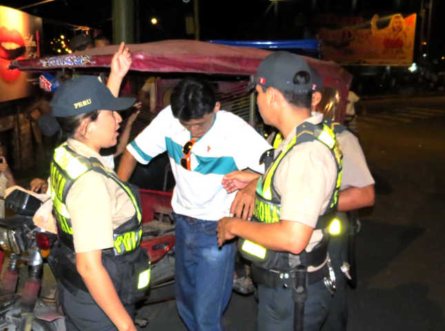 Conductor de uno de los motocarros estaba en aparente estado de ebriedad