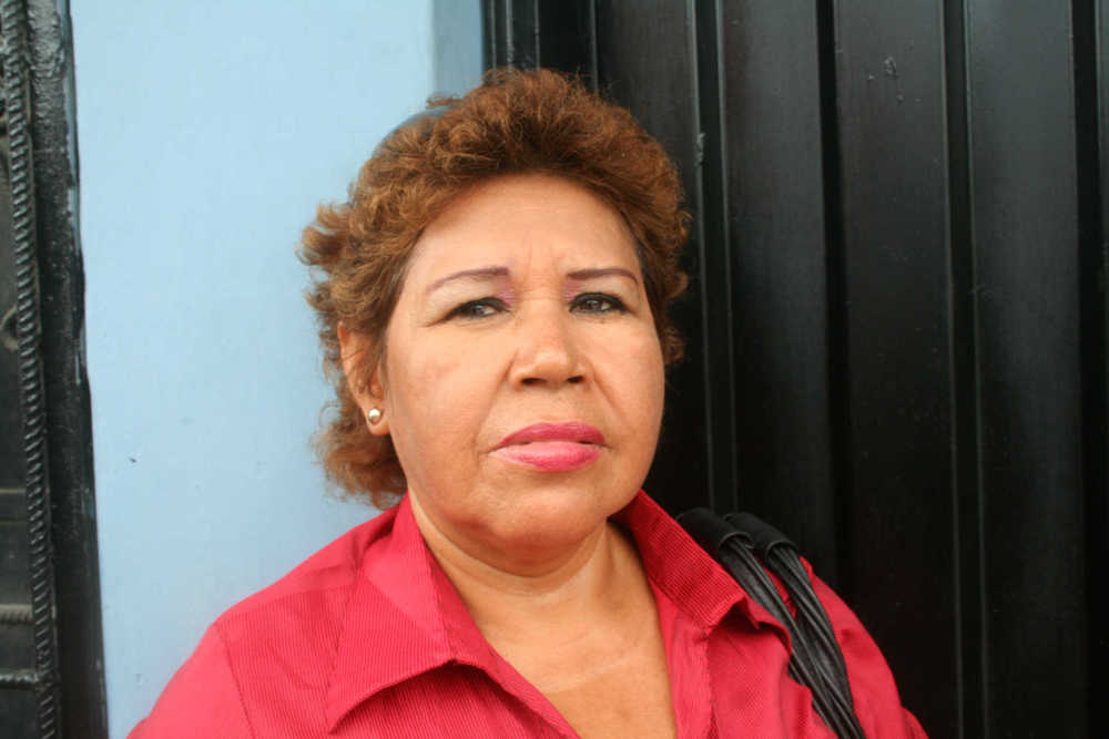 Secretaria del sindicato de trabajadores administrativos del sector educación Ucayali-Contamana, Lucila Alvarado Ochavano.