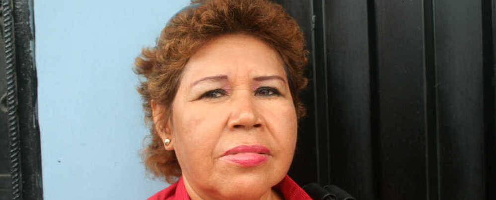 Secretaria del sindicato de trabajadores administrativos del sector educación Ucayali-Contamana, Lucila Alvarado Ochavano.