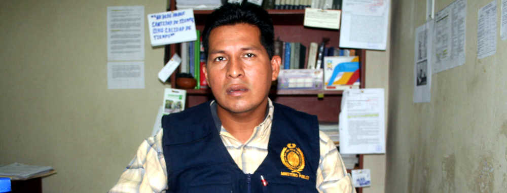 Fiscal de prevención del medio ambiente Abog. Jhony Ríos Arce, anunció que investigación sobre deforestación en Tamshiyacu ha concluido.