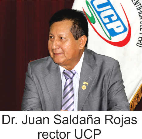 Dr. Juan Saldaña Rojas, rector UCP