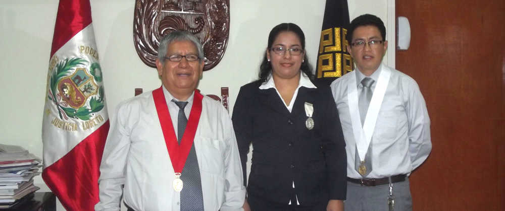 En el centro de la vista la nueva jueza abogada Catalina Andrea Carvallo Del Águila.