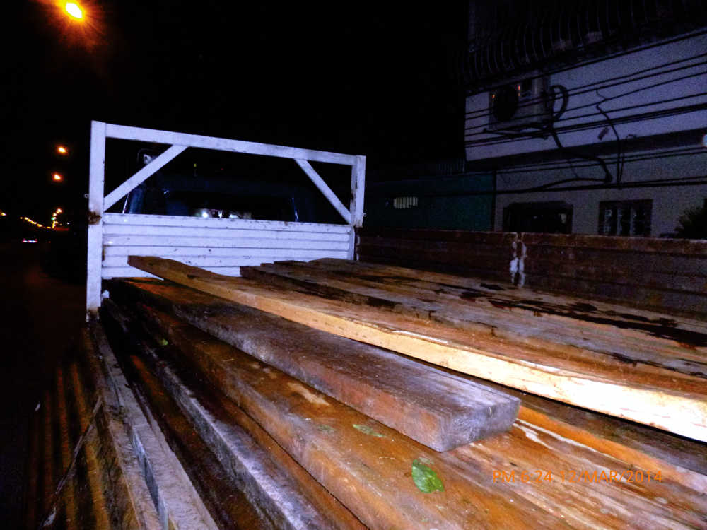 Incautación de madera