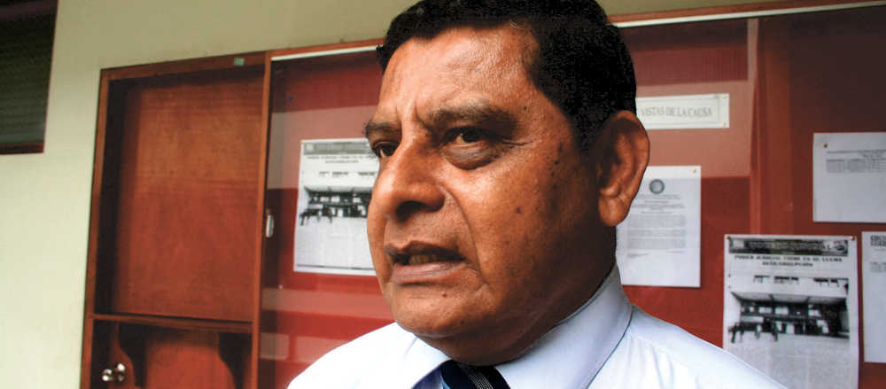 Dr. Aldo Atarama Lonzoy, presidente de la Sala Penal de Apelaciones y Liquidadora.