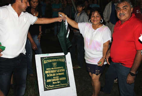 En Punchana inauguraron 1 kilómetro y medio de pistas