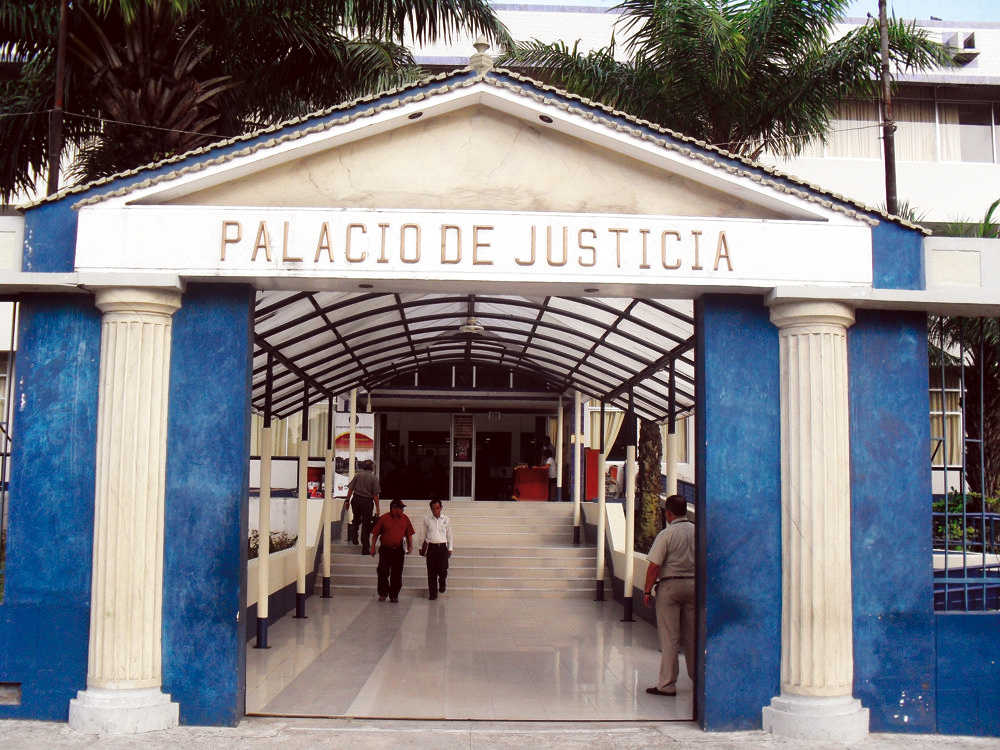 Frontis Palacio de Justicia de Loreto