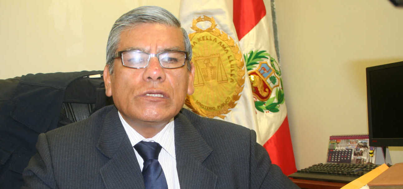 Presidente de la Junta de Fiscales de Loreto Dr. Alberto Gallo Zamudio.