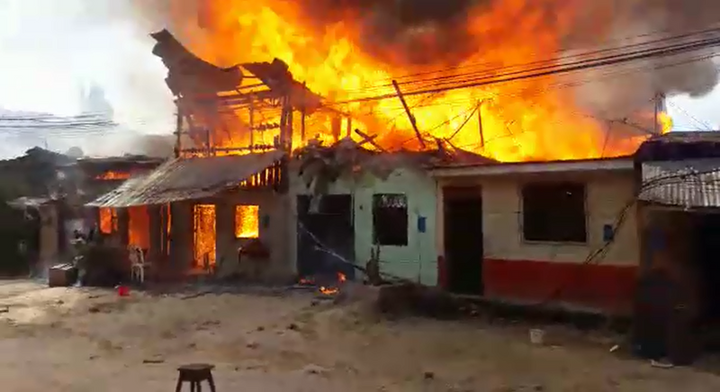 Incendio destruye varias casas en Iquitos | Diario de Noticias y Actualidad  de Loreto - Iquitos - Ucayali - Requena - Datem del Marañon - Mariscal  Ramon Castilla - Alto Amazonas - Loreto - Maynas - El Diario Judicial de  Loreto