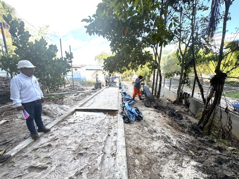 Opipp verifica avance de obra en Quistococha