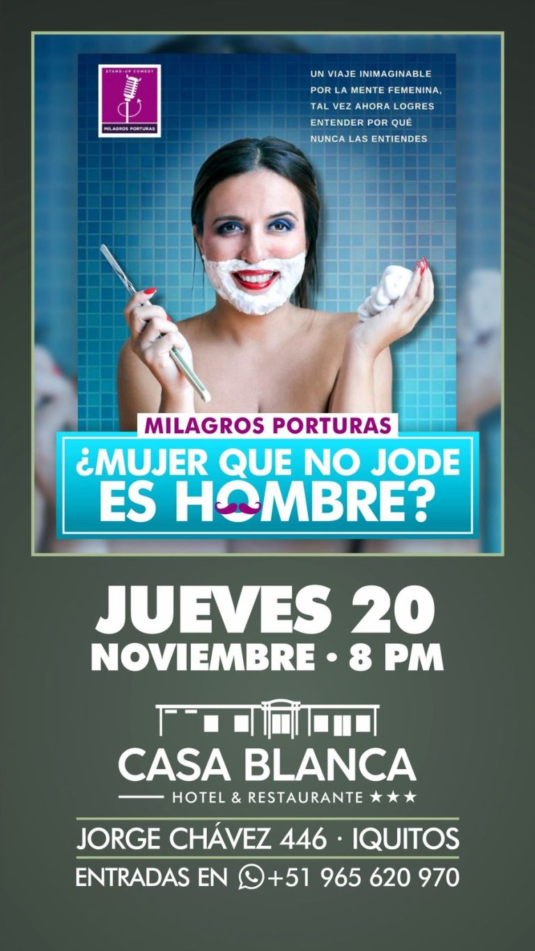 Presentarán exitoso unipersonal teatral: “¿Mujer que no jode es hombre?”