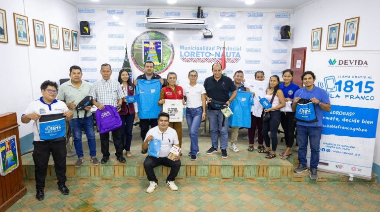 Nauta: Devida realiza jornadas de prevención para construir entornos libres de drogas