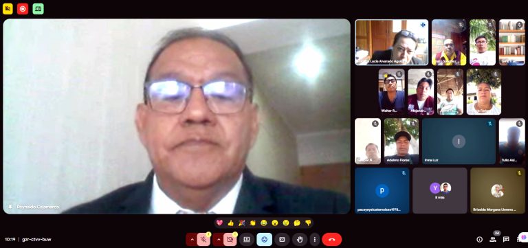 Importante conversatorio virtual con jueces de paz de la jurisdicción