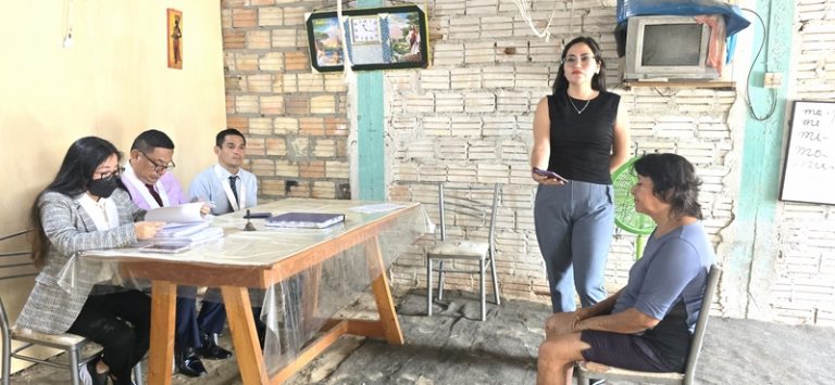Corte de Loreto realiza audiencia de juicio oral en domicilio por razones humanitarias