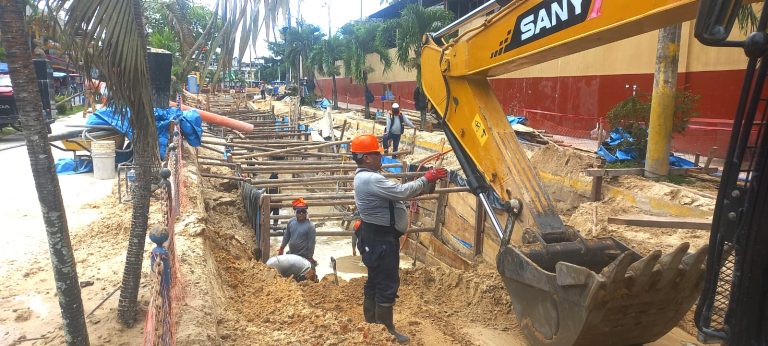 Trabajos en el sistema de desagüe y posterior asfaltado han iniciando