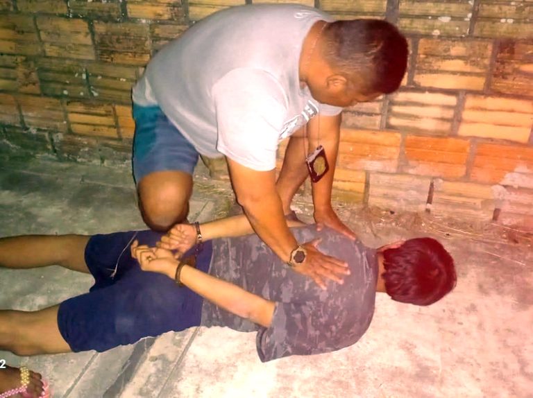 Intervención policial en Moronacocha termina con la captura de dos sujetos