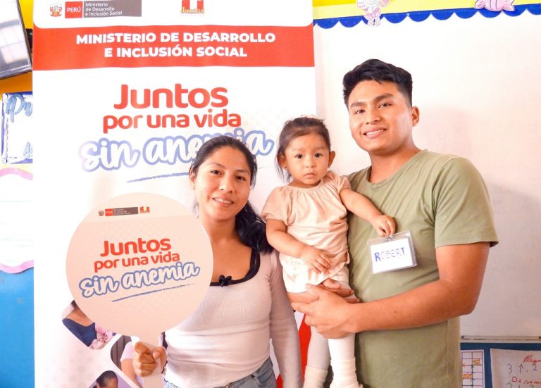 Anemia en niños de 6 a 35 meses del programa Juntos se redujo en más de 10 puntos porcentuales
