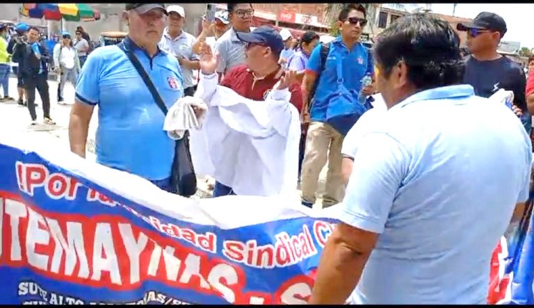 Docentes del SUTE Loreto acataron paro nacional convocado por el SUTEP