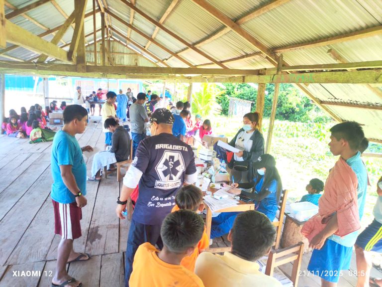 Intensifican vacunación en la comunidad Santa Hermosa del Alto Chambira