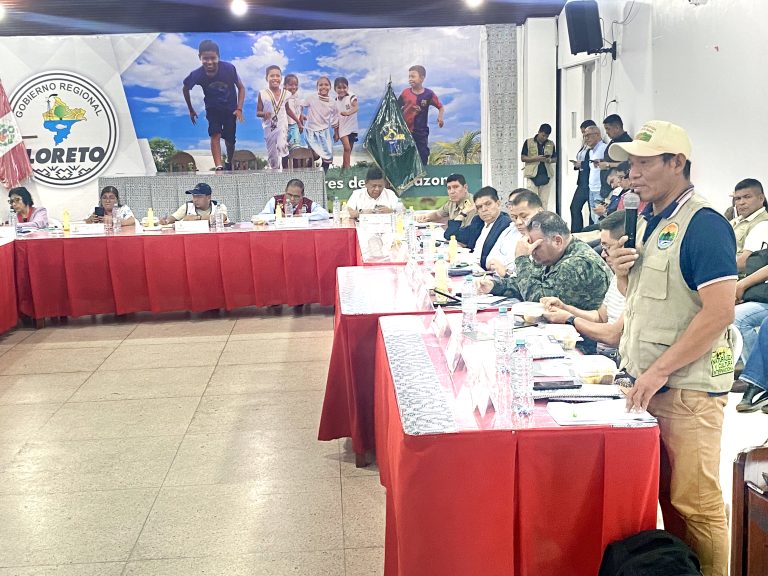 “Solicito al presidente la inmediata expulsión de los extranjeros por invasión territorial y contaminación de mercurio en la sangre de toda la población del Nanay”