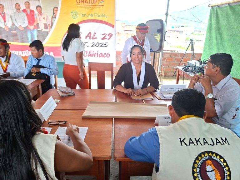 Corte de Loreto en participa en Plenario con el Gobierno Territorial Autónomo Awajún