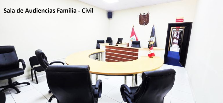 Corte de Loreto cuenta con salas de sistema de justicia familiar que busca ser más humano, eficiente y resolutivo