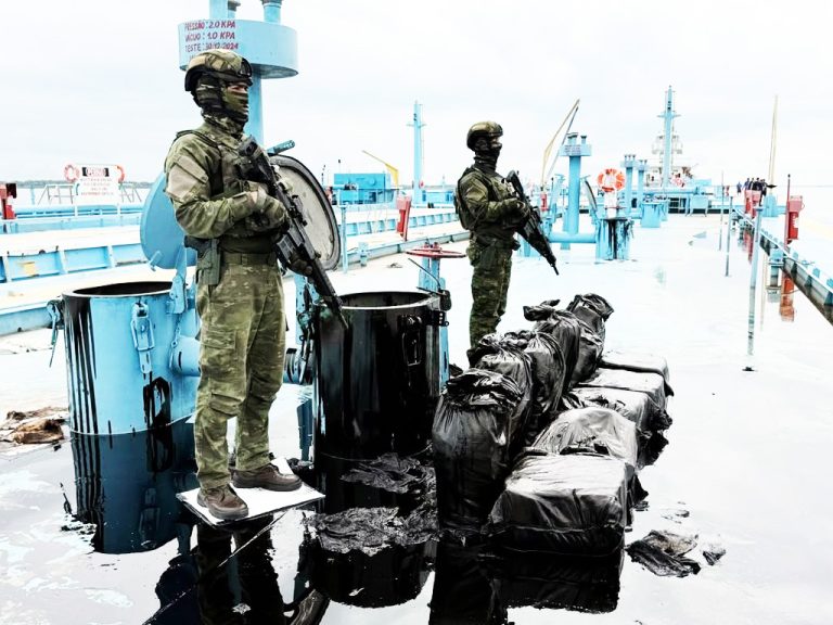 Brasil incauta tanquero con más de 370 kilos de cocaína