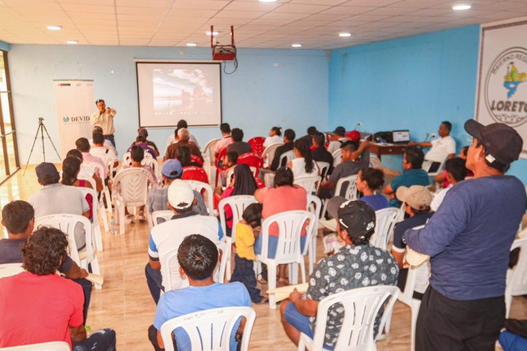 Devida fortaleció liderazgo comunal en la Triple Frontera.