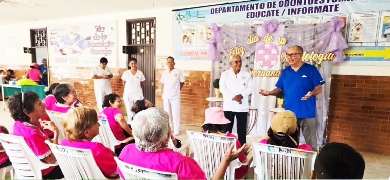 Adultos mayores y escolares de Masusa reciben kits dentales y charlas de cuidado bucal en el HRL