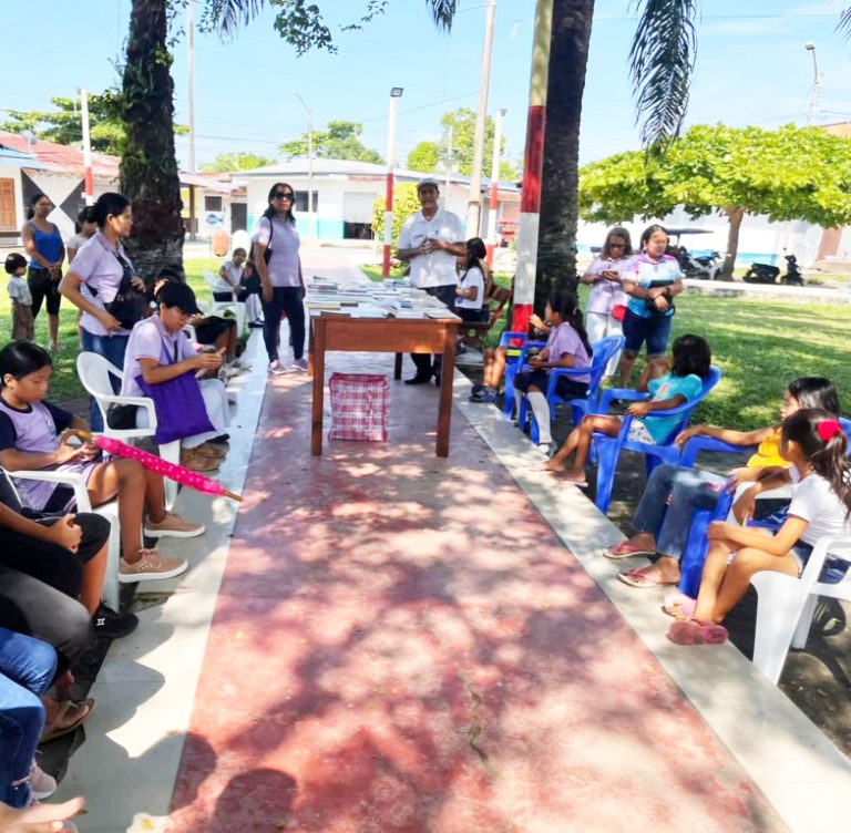 Clausura de los “Sábados de Lectura al Aire Libre” de la municipalidad provincial de Mariscal Ramón Castilla