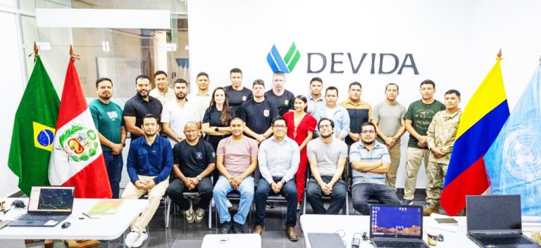 Devida y UNODC fortalecen capacidades en monitoreo de cultivos ilícitos con sensores remotos y drones.