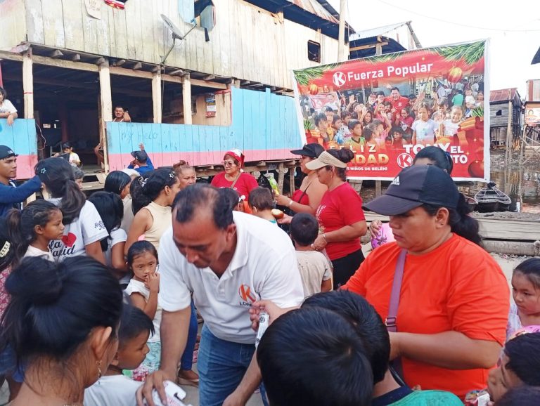 Boris Morey impulsa el espíritu navideño y fortalece su liderazgo en la provincia de Maynas