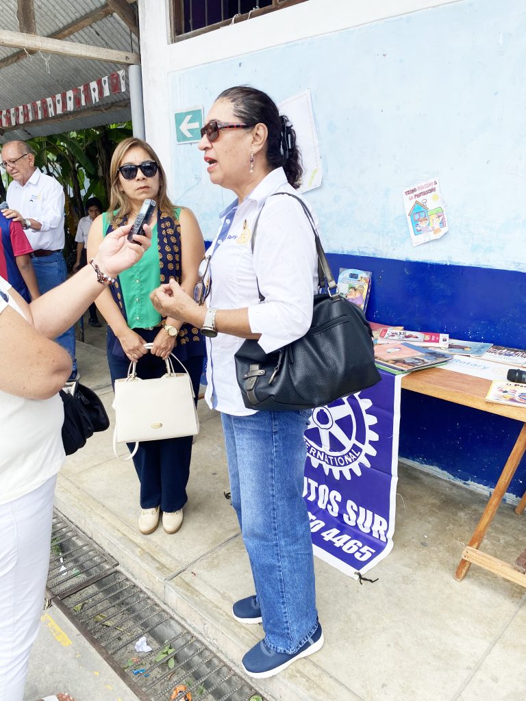 Gobernadora del Rotary Internacional visita Iquitos para apoyar plan del club Rotary Iquitos Sur y proyectos futuros