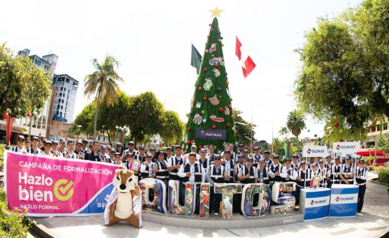 Sunat y Mef promueven formalización en Iquitos visitando más de 200 establecimientos comerciales