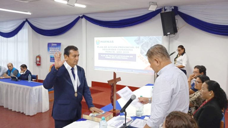 Magistrado de la Corte de Loreto juramenta como miembro del Comité Provincial de Seguridad Ciudadana – COPROSEC