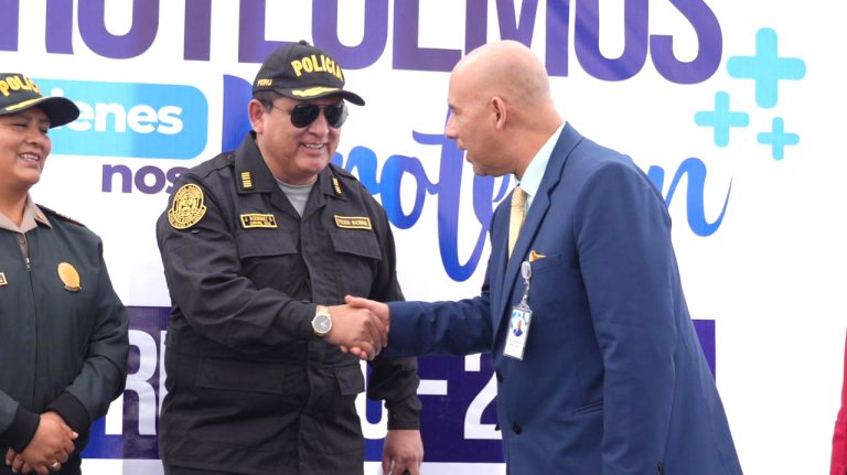 Saludpol anuncia campaña médica preventiva para policías y sus familias en Iquitos