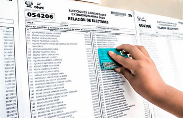 Loreto ya tiene padrón electoral definido para las Elecciones Generales 2026